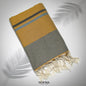 Sofra textile Chevron towel GOLD